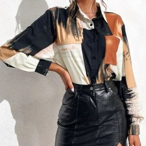 Rich color blouse only worn once